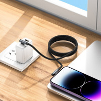 Кабель BOROFONE BU50 elbow magnetic PD charging data cable iP 1m Black (Цвет Черный) - фото № 5