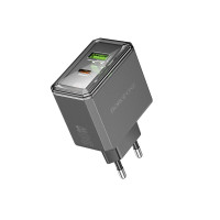 Мережевий зарядний пристрій BOROFONE BAS32A Treasure PD30W+QC3.0 charger(EU) Black