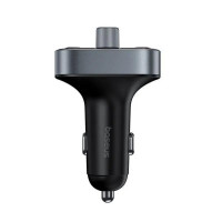 АЗП з FM-модулятором Baseus S-09 Lite Series Car FM Transmitter Cluster Black (Колір Черный) - фото № 2