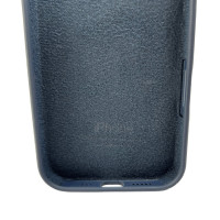 Чохол для смартфона Silicone Full Case AA Camera Protect for Apple iPhone 16 7,Dark Blue (Колір 30805) - фото № 4