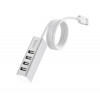 USB-хаб HOCO HB1 4USB Line machine Silver (Silver)- № 4