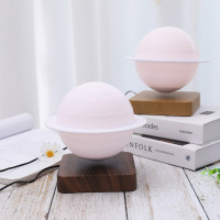 Магнітна левітаційна лампа HCNT Levitating Lamp Saturn Dark Wood Grain (Цвет Dark Wood Grain) - фото № 6
