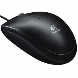 Маніпулятор миша дротова LOGITECH Corded  Mouse B100 Business Black