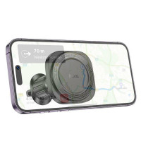 Автотримач для телефона HOCO H28 Rainbow ring magnetic car holder(air outlet) Black (Цвет Черный) - фото № 6