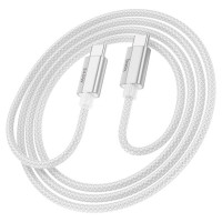 Кабель HOCO U134 Primero 240W charging data cable Type-C to Type-C (L=1.8M) Gray (Цвет Gray) - фото № 4