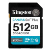 Карта пам'яті SDXC (UHS-1 U3) Kingston Canvas Go! Plus 512Gb class 10 A2 V30 (R200MB/s, W160MB/s) k58820 - № 1 Карта пам'яті SDXC (UHS-1 U3) Kingston Canvas Go! Plus 512Gb class 10 A2 V30 (R200MB/s, W160MB/s) Kingston - № 1