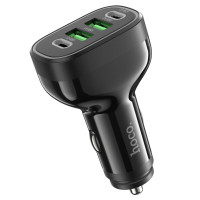 Автомобільний зарядний пристрій HOCO NZ11 Guide PD72W(2C2A) car charger Black (Цвет 7073) - фото № 2