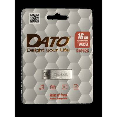 Flash DATO USB 2.0 DS7002 16Gb silver - зображення 1