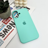 Чохол для смартфона Silicone Full Case AA Open Cam for Apple iPhone 16 17,Sea Blue (Цвет Sea-Blue) - фото № 4