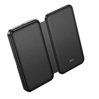Бездротовий зарядний пристрій HOCO CQ13 Triumph 3-in-1 travel folding wireless fast charger Black (Цвет 7073) - фото № 5