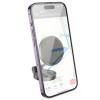 Автотримач для телефона BOROFONE BH126 Ascenso folding rotating car holder (center console) Metal Grey (Metal Gray)- № 3