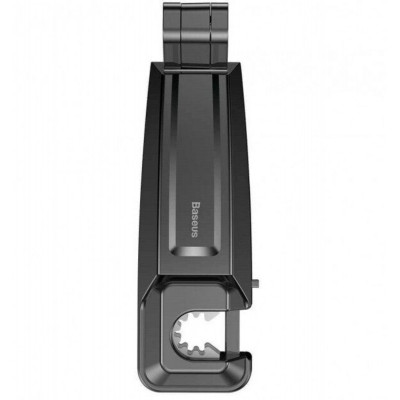 Тримач для мобiльного Baseus Backseat Vehicle Phone Holder Hook Black - изображение 1