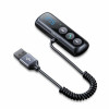 Bluetooth ресивер Usams US-SJ503 Car Digital Display FM Wireless Audio Receiver Black - зображення 2