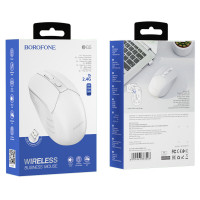 Маніпулятор миша BOROFONE BG5 Business wireless mouse White (Колір Білий) - фото № 2