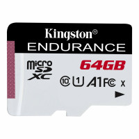 Карта пам'яті microSDXC (UHS-1 U1) Kingston Endurance 64Gb class 10 А1 (R95MB/s, W30MB/s)  - фото № 2