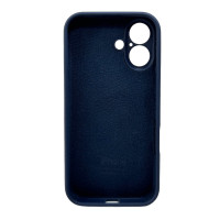 Чохол для смартфона Silicone Full Case AA Camera Protect for Apple iPhone 16 7,Dark Blue (Колір 30805) - фото № 3