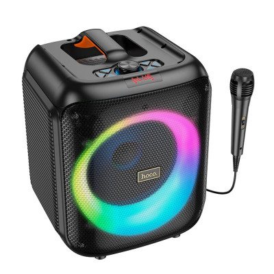 Портативна колонка HOCO HA1 Graceful outdoor BT speaker Black - зображення 2