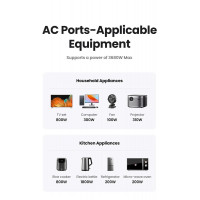 Мережевий зарядний пристрій UGREEN CD314 30W Outlet Extender EU (2A1C) (UGR-90613) (Цвет Черный) - фото № 8