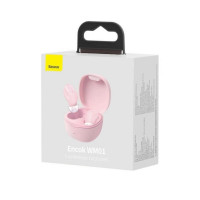 Бездротові навушники Baseus Bowie WM01 True Wireless Earphones Pink (Цвет Розовый) - фото № 6