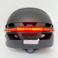 Захисний шолом Livall BH51M NSO (L) Black (57-61см), акустика JBL, мікрофон, сигнали поворотів та стопів, додаток, пульт BR80, застібка, Bluetooth (Цвет Черный) - фото № 8