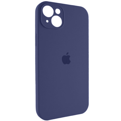 Чохол для смартфона Silicone Full Case AA Camera Protect for Apple iPhone 15 7,Dark Blue - зображення 2