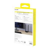 Адаптер Baseus FastJoy Series WiFi Adapter 1300Mbps（External Antenna）Cluster Black (Цвет 7073) - фото № 3