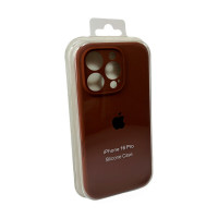 Чохол для смартфона Silicone Full Case AA Camera Protect for Apple iPhone 16 Pro 42,Saddle Brown
