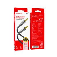 Аудіокабель BOROFONE BL19 Creator AUX audio cable Black (Цвет Черный) - фото № 6