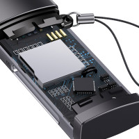 Кардридер Baseus Lite Series USB-A  to SD/TF Card Reader  Grey (Колір Grey) - фото № 7