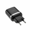 Мережевий зарядний пристрій HOCO C12Q Smart QC3.0 charger set(Micro) 18W Black (7073)- № 2