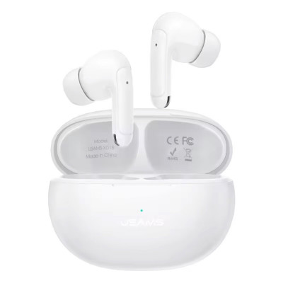 Bluetooth stereo гарнитура Usams USAMS-XD18 TWS Earbuds --X-don Series BT5.3 white - изображение 1