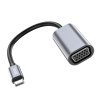 Кабель-перехiдник HOCO UA21 Origin Type-C to VGA converter Metal Gray (Metal Gray)- № 4