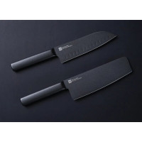 Набір ножів з 2 предметів Xiaomi HuoHou Heat Knife Set Black 2 pcs  - фото № 4