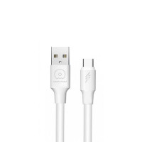 Кабель WUW-X168 USB Type-C  5А white