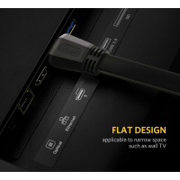 Кабель UGREEN ED015 HDMI Flat Cable 3m (UGR-50820) (Цвет 7073) - фото № 3