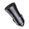 Автомобільний зарядний пристрій Baseus Golden Contactor Pro Dual Fast Charger Car Charger C+C 40W Dark Gray (Темно-серый)- № 5