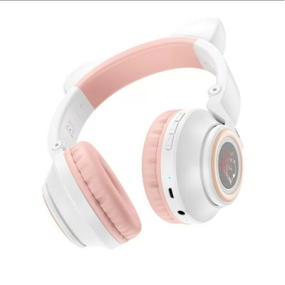 Навушники BOROFONE BO18 Cat ear BT headphones White - зображення 2