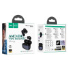 Бездротові навушники HOCO EQ20 Rhyme true wireless ANC+ENC noise reduction BT headset Black (7073)- № 2