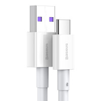 Кабель Baseus Superior Series USB to Type-C 66W 1m White (Колір 7068) - фото № 2
