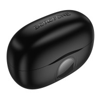 Бездротові навушники BOROFONE FQ4 Lighten true wireless ANC+ENC noise reduction BT headset Black (Колір 7073) - фото № 3