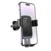 Автотримач для телефона HOCO H80 Vista gravity car holder (air outlet) Black Metal Gray (Black Metal Gray)- № 3