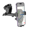 Автотримач для телефона BOROFONE BH93 Grand one-button car holder(center console) Black (Черный)- № 6