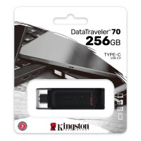 Флеш-накопичувач Kingston USB 3.2 DT 70 256GB Type-C (Колір Черный) - фото № 3