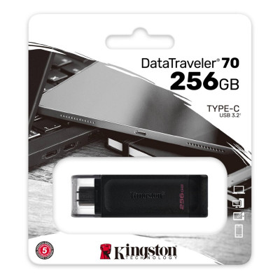 Flash Kingston USB 3.2 DT 70 256GB Type-C - изображение 3
