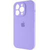 Чохол для смартфона Silicone Full Case AA Camera Protect for Apple iPhone 14 Pro 26,Elegant Purple - изображение 2