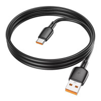 Кабель BOROFONE BX93 Super power 100W charging data cable Type-C Black (Колір 7073) - фото № 4