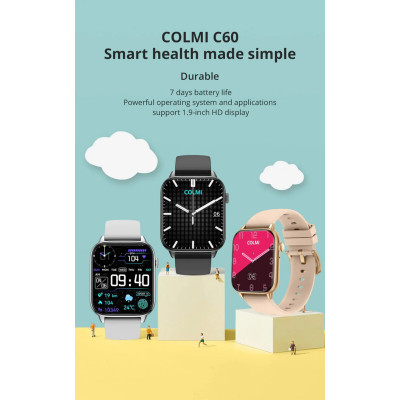 Смарт-годинник Colmi C60 Gold - изображение 5