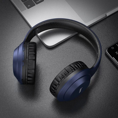 Навушники HOCO W28 Journey wireless headphones Blue (6931474723062) - зображення 3