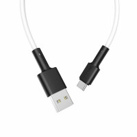 Кабель BOROFONE BX31 USB to Type-C 3A, 1m, silicone, TPE connectors, White (Цвет 7068) - фото № 2