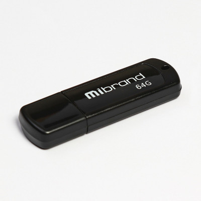 Flash Mibrand USB 2.0 Grizzly 64Gb Black - изображение 2